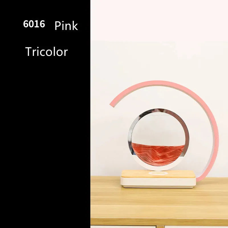 Creative Lamp Decompression Cure Bedroom Quicksand Painting Hourglass Pendant 3D Night LED Light - Bellarte Enchanté Creative Lamp Decompression Cure Bedroom Quicksand Painting Hourglass Pendant 3D Night LED Light